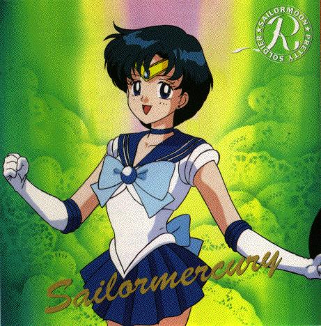 divina como sailor mercury, un magnifico poster!
